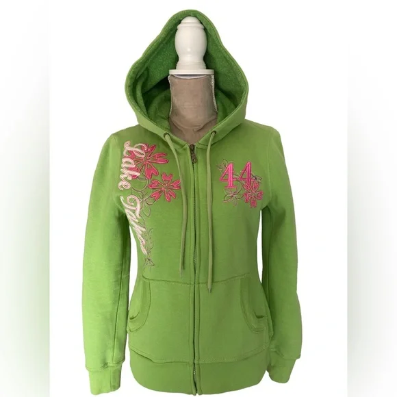 Prairie Mountain Tops Prairie Mountain Green Hoodie Size Small